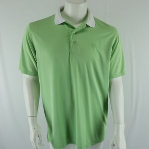 Southern Tide Tide to Trail Short‎ Sleeve Polo Shirt Mens M Green White